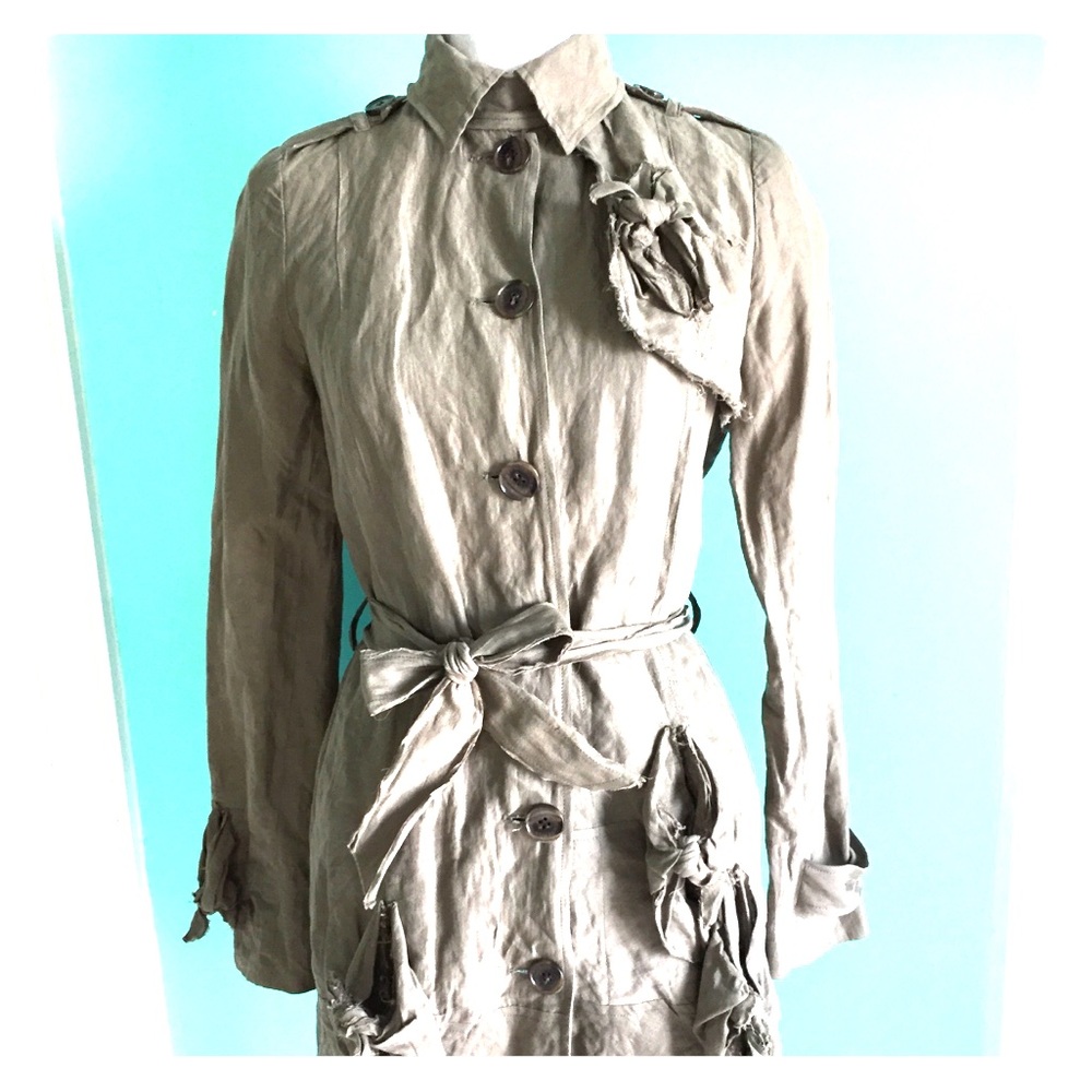 Gryphon Knot Trench in Army Green